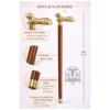 Lion Head Brass Walking Cane