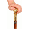 Round Brass Handle Walking Cane – 36 Inch Handmade Wooden Walking Stick - Product Image 15