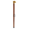 Labrador Dog Head Brass Walking Cane – 36 Inch Handmade Wooden Walking Stick