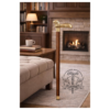 Lion Head Brass Walking Cane1