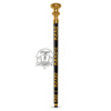 Floral Brass Knob Handle Walking Cane – 36 Inch Handmade Wooden Walking Stick - Product Image 9