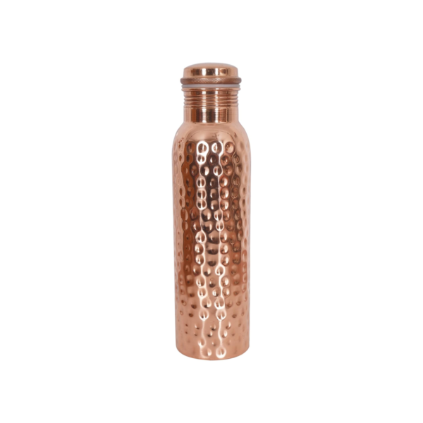 Pure Copper Water Bottle 34oz Hammered Leak-Proof Drinking Bottle - Product Image 7
