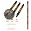 Crocodile Head Brass Walking Cane – 36 Inch Black Gold Floral Wooden Walking Stick, Vintage Collectible Cane - Product Image 5