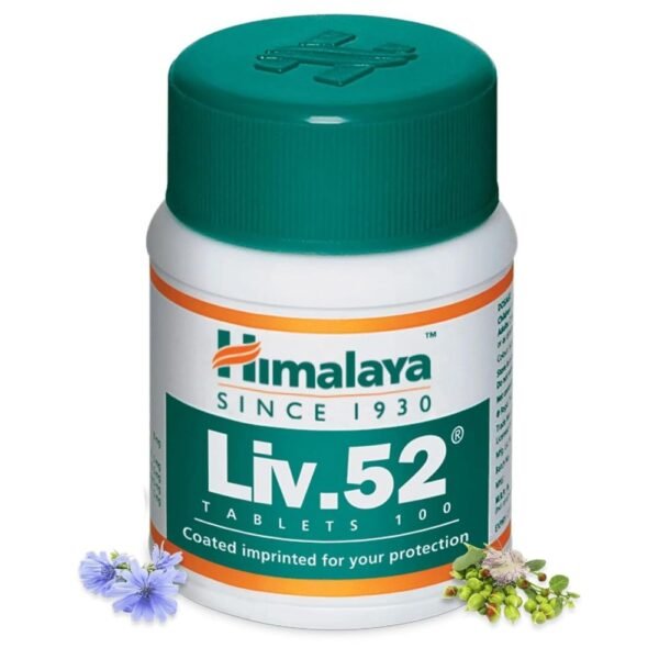 Himalaya Liv.52 Tablets 100 count bottle, available as pack of 2