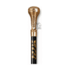 Floral Brass Knob Handle Walking Cane – 36 Inch Handmade Wooden Walking Stick - Product Image 6