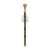 Floral Brass Knob Handle Walking Cane – 36 Inch Handmade Wooden Walking Stick - Product Image 5