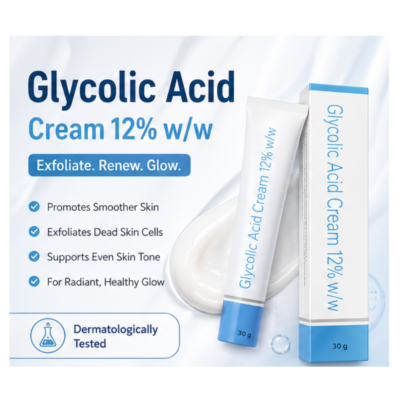 GA-12 Glycolic Acid Cream 12% w/w Skin Renewal Cream 30g Pack of 2 - Product Image 12
