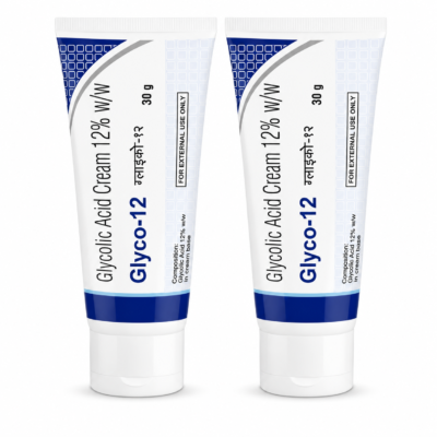 Glyco 12 Cream 30g Pack of 2 – Glycolic Acid Skincare Cream - Product Image 7