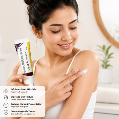Glyco 6 Cream 30g Pack of 2 – Glycolic Acid Skincare Cream - Product Image 8