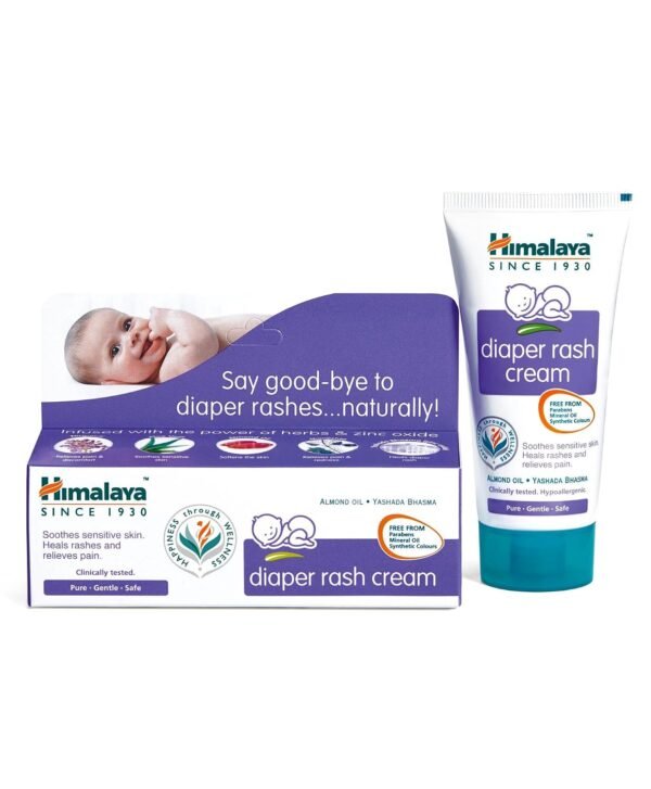 Himalaya Baby Diaper Rash Cream 100g Pack of 2 for Baby Skin Care