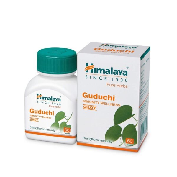 Himalaya Guduchi Giloy Tablets 60 Count Pack of 2 Herbal Supplement
