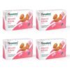 Himalaya Herbals Almond & Rose Soap 125g Pack of 4 Bath Bars