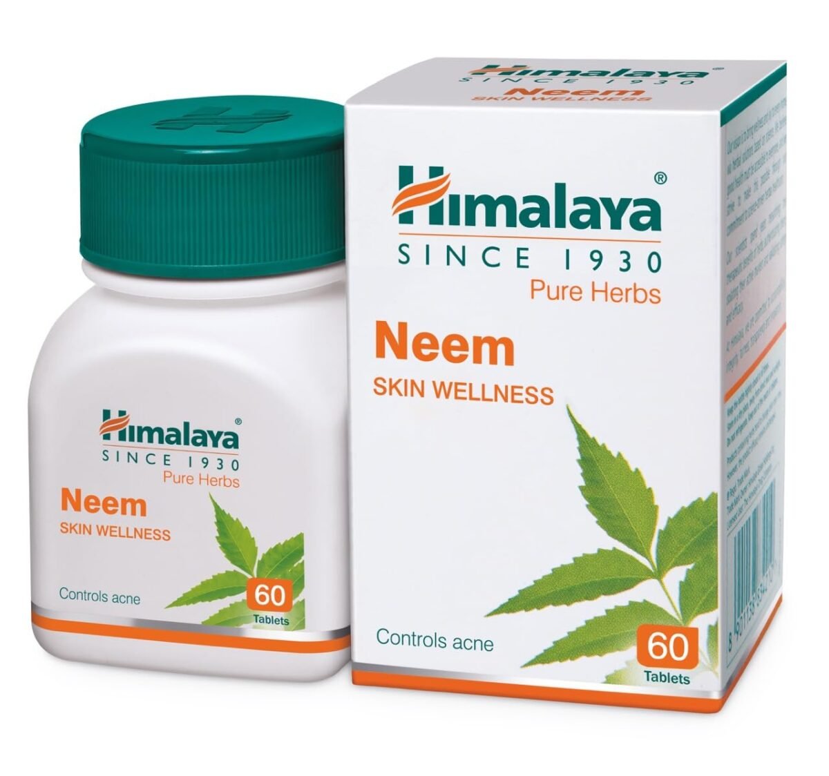 Himalaya Neem Tablets 60 Count Pack of 2 Herbal Supplement