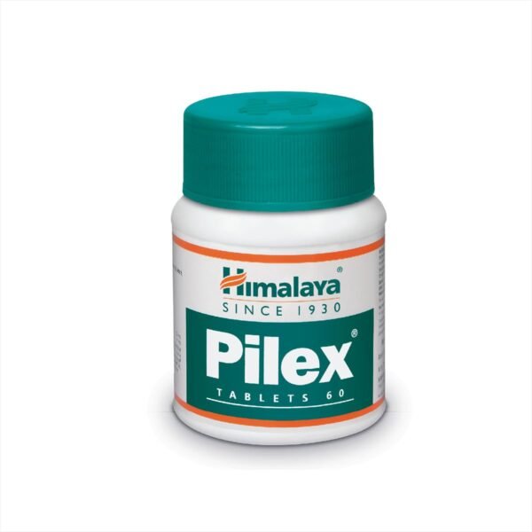 Himalaya Pilex Tablets 60 Count Pack of 2 Herbal Supplement