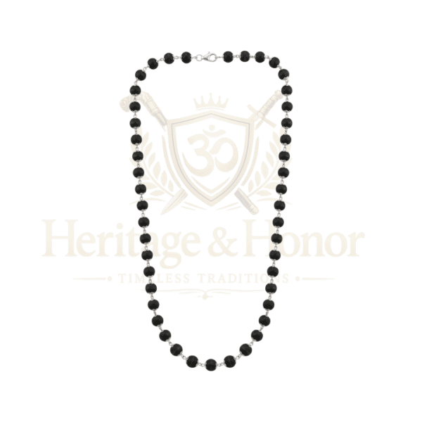 Karungali Chain Mala – Natural Ebony Wood Prayer Necklace - Product Image 6