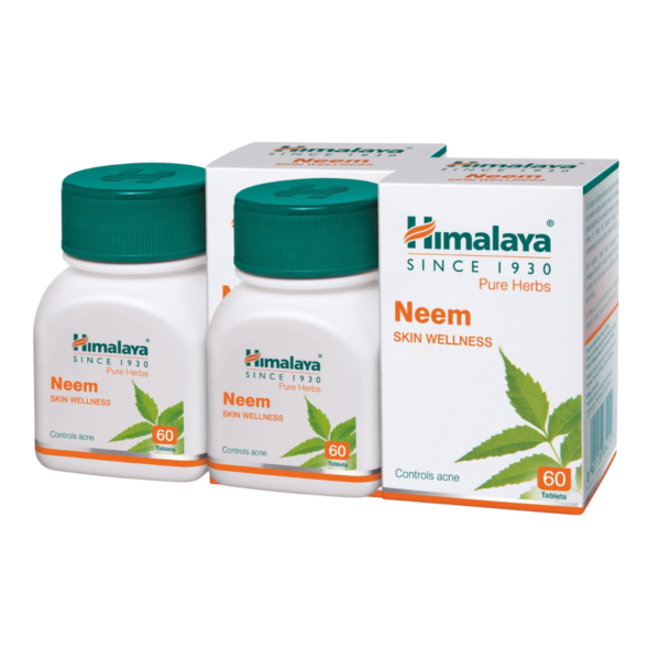 Himalaya Neem Tablets 60 Count Pack of 2 Herbal Supplement - Product Image 5