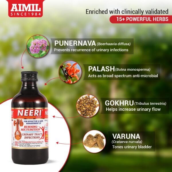 Neeri Syrup 200ml – Ayurvedic Herbal Wellness Syrup for Daily Routine - Product Image 2