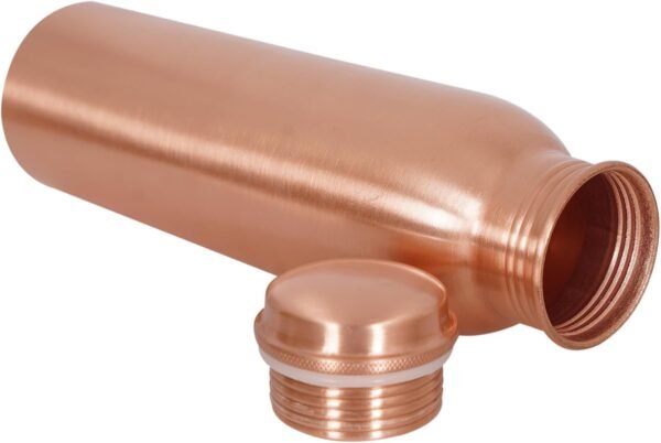 Pure Copper Water Bottle 32oz Leak-Proof Drinking Bottle for Daily Use - Product Image 2