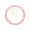 Natural Rose Quartz Bracelet – Genuine Pink Crystal Bead Bracelet - Product Image 5