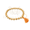 Handmade Pure Tulsi Bead Bracelet for Men & Women with Tassel - Product Image 7