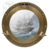 20 Inch Nautical Porthole Mirror Brass Finish Decorative Wall Mirror - Product Image 5