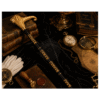 Lion Head Walking Cane Decorative Brass Handle Black Shaft - Product Image 5