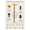 Lion Head Walking Cane Decorative Brass Handle Black Shaft - Product Image 4