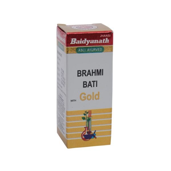 Baidyanath Brahmi Vati Swarna Moti Kesar 25 Tablets Pack of 2