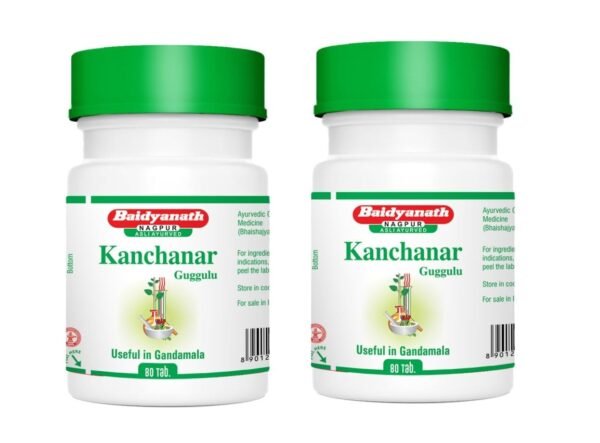 Baidyanath Kanchnar Guggulu 80 Tablets Pack of 2