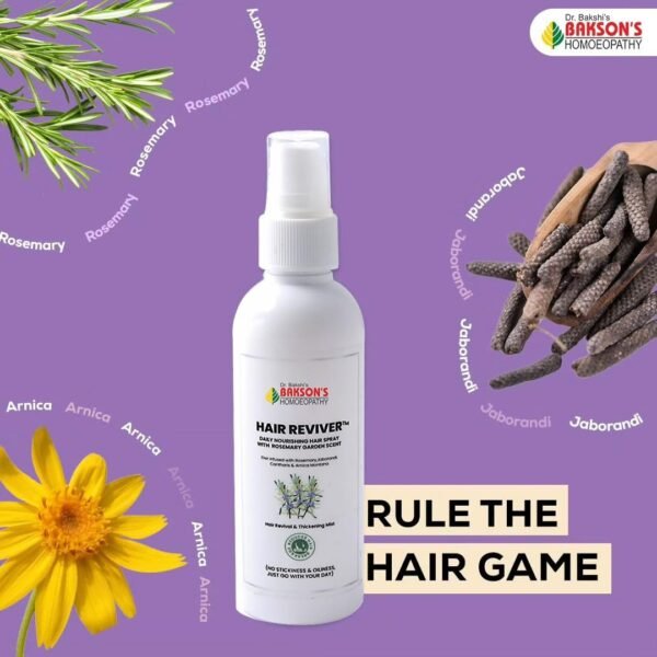 Bakson’s Hair Reviver Hair Spray 100ml Herbal Scalp Mist - Product Image 2
