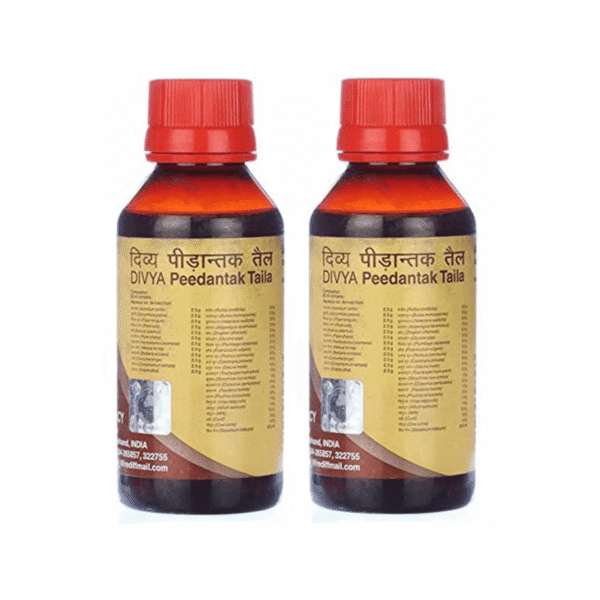 Patanjali Divya Peedantak Taila Herbal Massage Oil 100ml Pack of 2 - Product Image 3