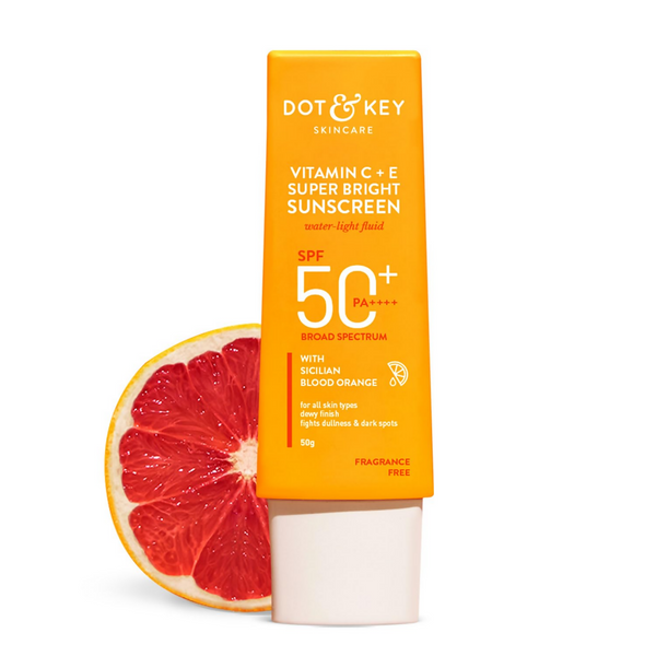 Dot & Key Vitamin C + E Sunscreen SPF 50 PA++++ 50g Pack of 2