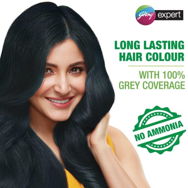 Godrej Expert Rich Creme Hair Colour Natural Black 1.00 Pack of 4 - Product Image 2