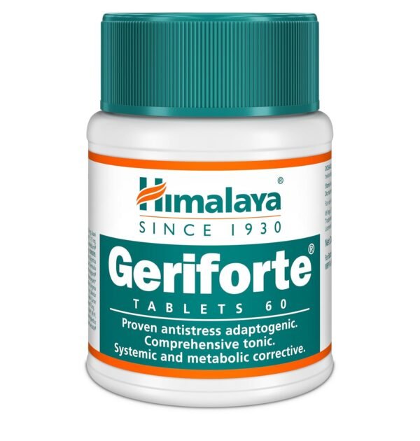 Himalaya Geriforte Tablets 60 Count Pack of 2 Herbal Supplement