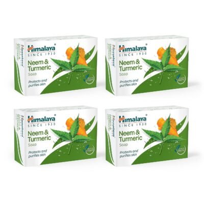 Himalaya Neem & Turmeric Soap Pack of 4, 75g Each Bar