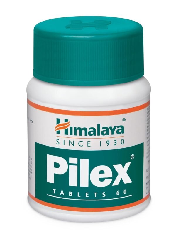 Himalaya Pilex Tablets 60 Count Pack of 2 Herbal Supplement - Product Image 2
