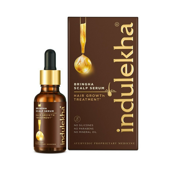 Indulekha Bringha Scalp Serum Hair Growth Treatment Pack of 2, 30ml