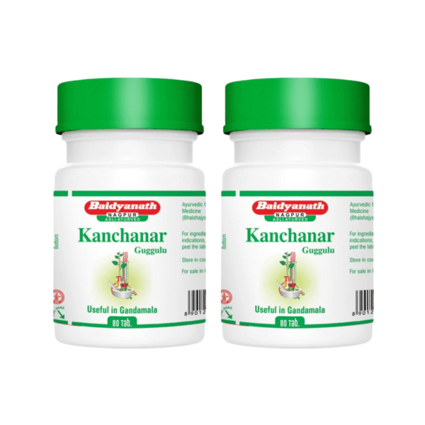 Baidyanath Kanchnar Guggulu 80 Tablets Pack of 2 - Product Image 5
