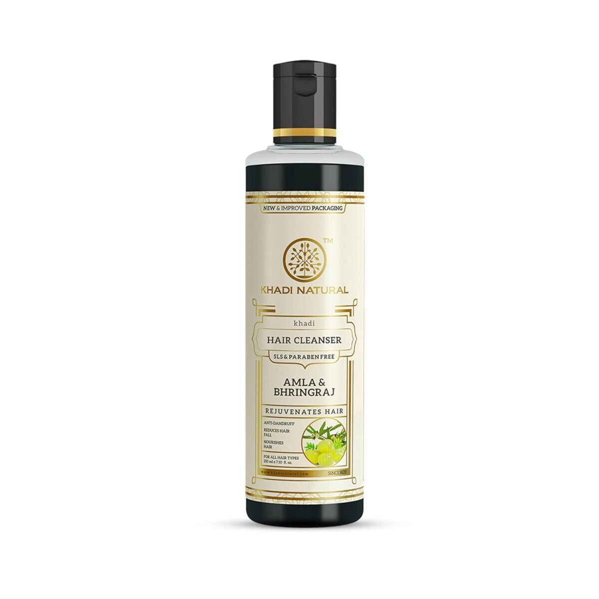 Khadi Natural Amla Bhringraj Hair Cleanser Shampoo 210ml