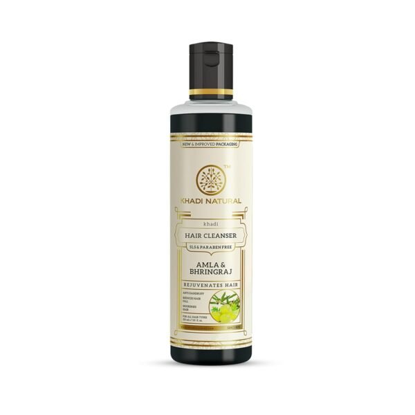 Khadi Natural Amla Bhringraj Hair Cleanser Shampoo 210ml