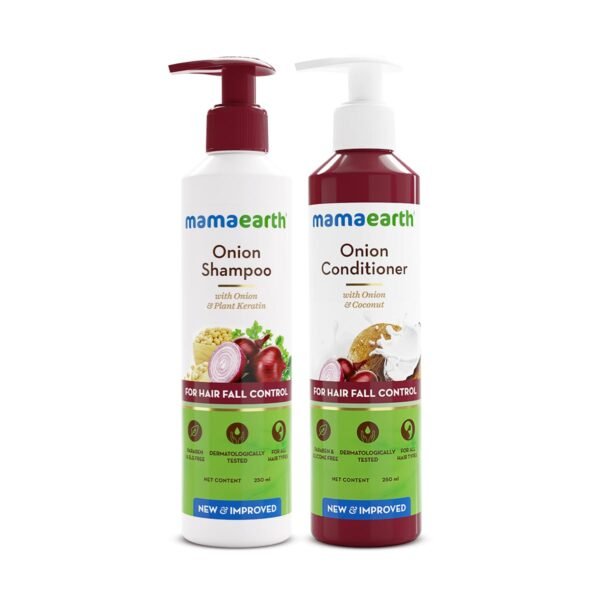 Mamaearth Onion Shampoo & Conditioner Combo 250ml Each