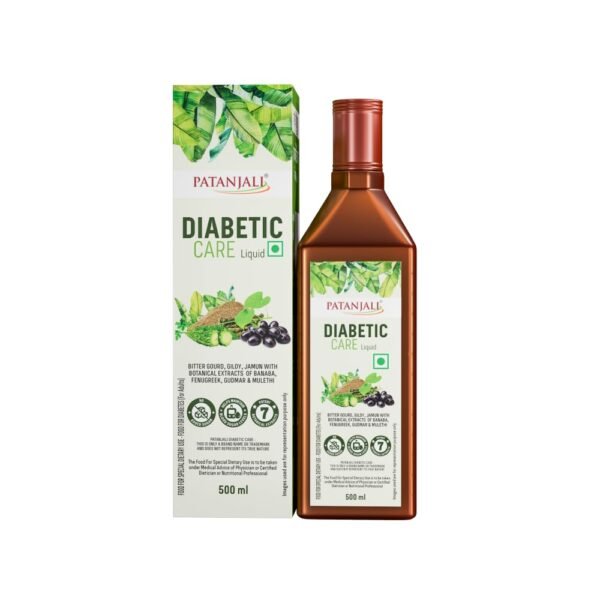Patanjali Diabetic Care Liquid 500ml Herbal Wellness Drink