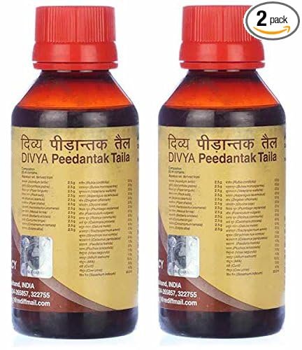 Patanjali Divya Peedantak Taila Herbal Massage Oil 100ml Pack of 2 - Product Image 2
