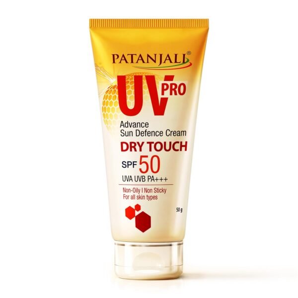 Patanjali UV Pro SPF 50 PA+++ Dry Touch Sunscreen Cream 50g
