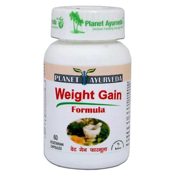 Planet Ayurveda Weight Gain Formula Capsules 60 Count