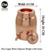 Pure Copper Water Dispenser 3.5 Gallon Hand Hammered with Spigot - Product Image 5