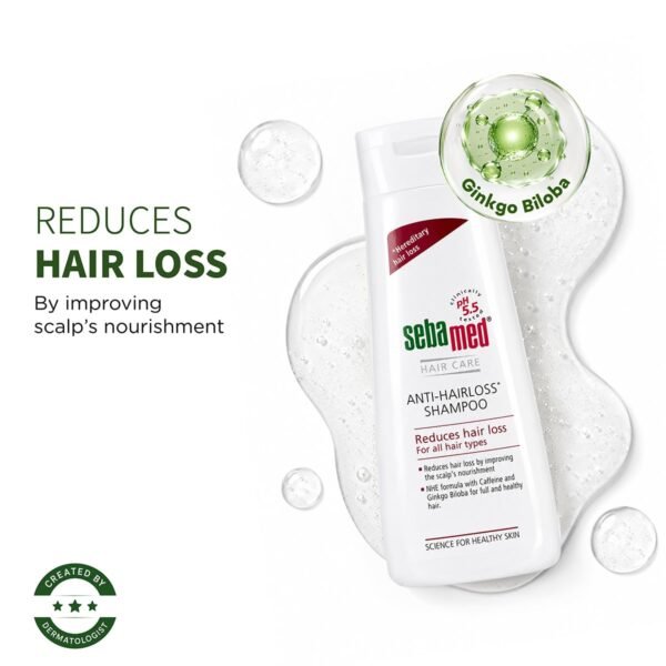 Sebamed Anti Hairloss Shampoo 200 ml for All Hair Types - Product Image 2