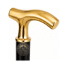 Luxury T Handle Brass Walking Cane 36 Inch Wooden Walking Stick - Product Image 2