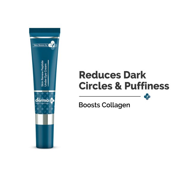 The Derma Co Peptide 3-in-1 Under Eye Cream for Dark Circles