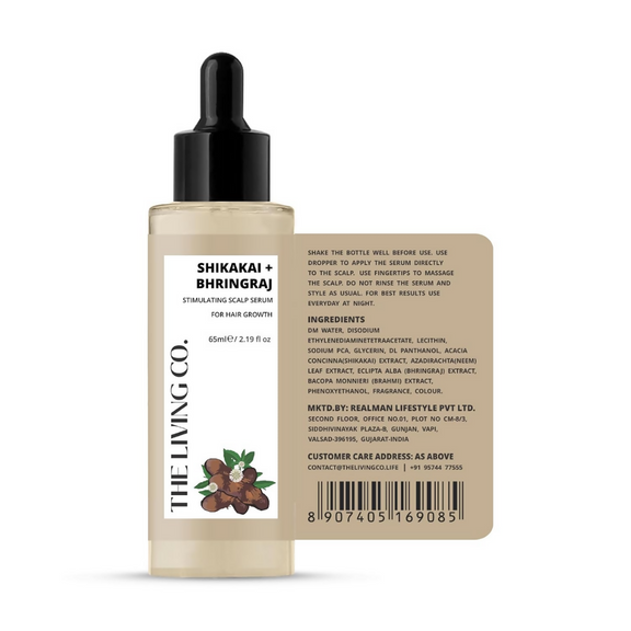 THE LIVING CO. Shikakai Bhringraj Scalp Serum 65ml - Product Image 2
